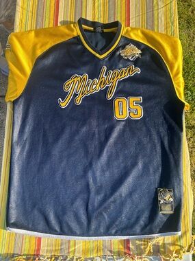 Maillot Vintage Fubu Athletics 1992 League Brooklyn 05, Taille S, Made In USA, Comme Neuf